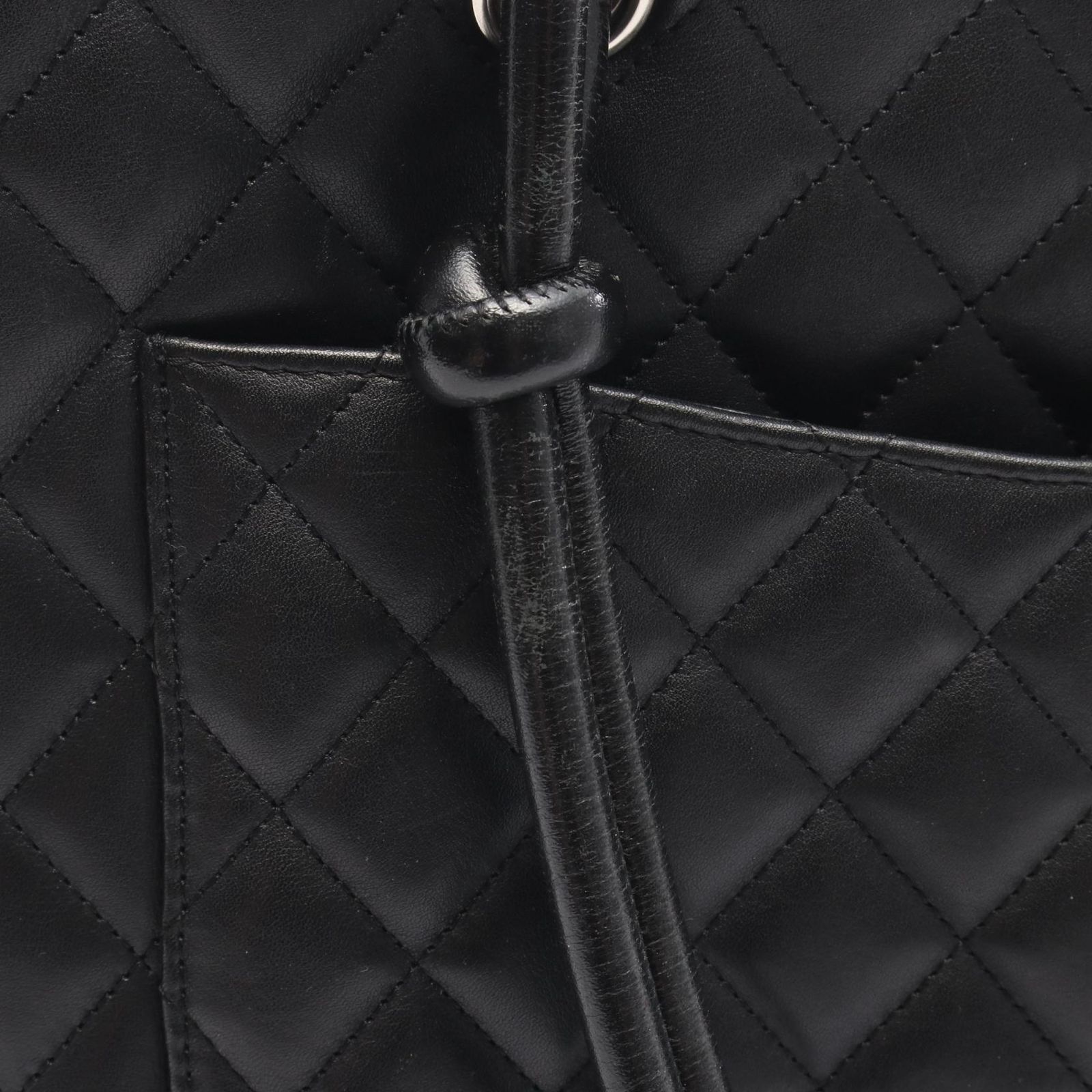 シャネル CHANEL トートバッグ カンボンライン ラージ ブラック