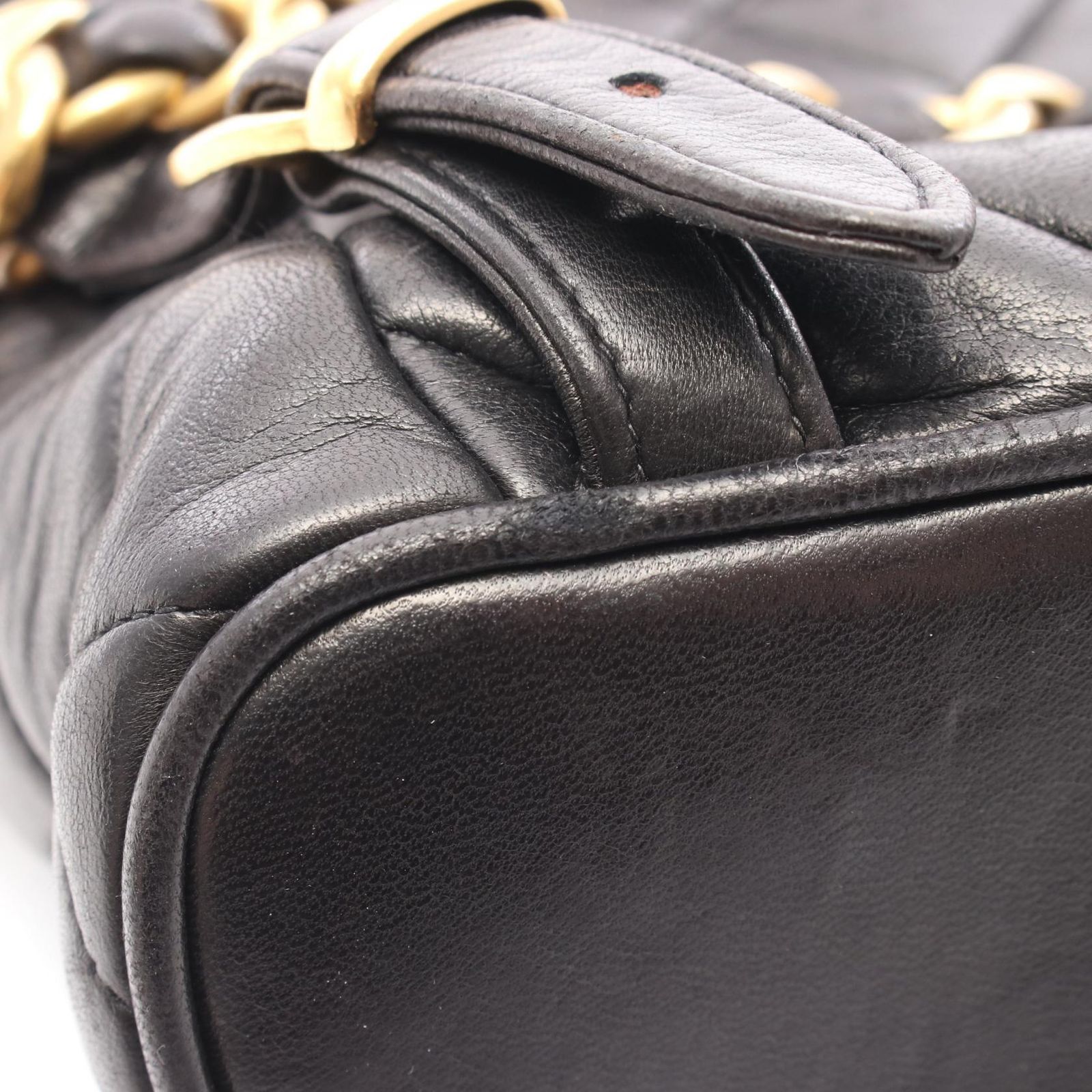 シャネル CHANEL リュックサック バックパック マトラッセ ブラック