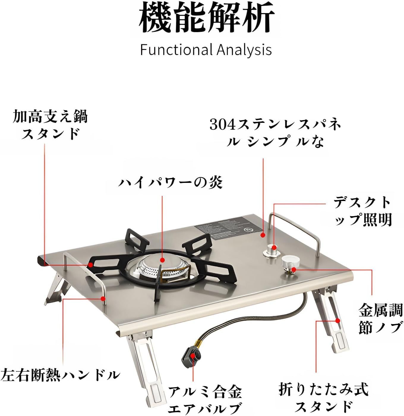 カセットストーブ igt カセットコンロ シングルバーナー 折りたたみ式