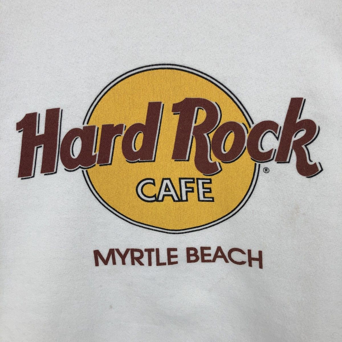 古着 HARD ROCK CAFE ハードロックカフェ アドバタイジング スウェット