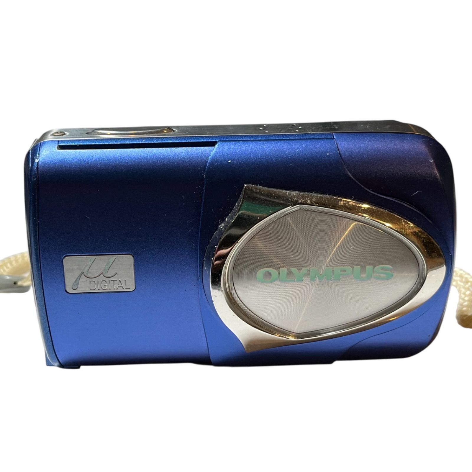 OLYMPUS μ 30 DIGITAL デジカメ 水色 ジャンク品 OLYMPUS μ 30 DIGITAL