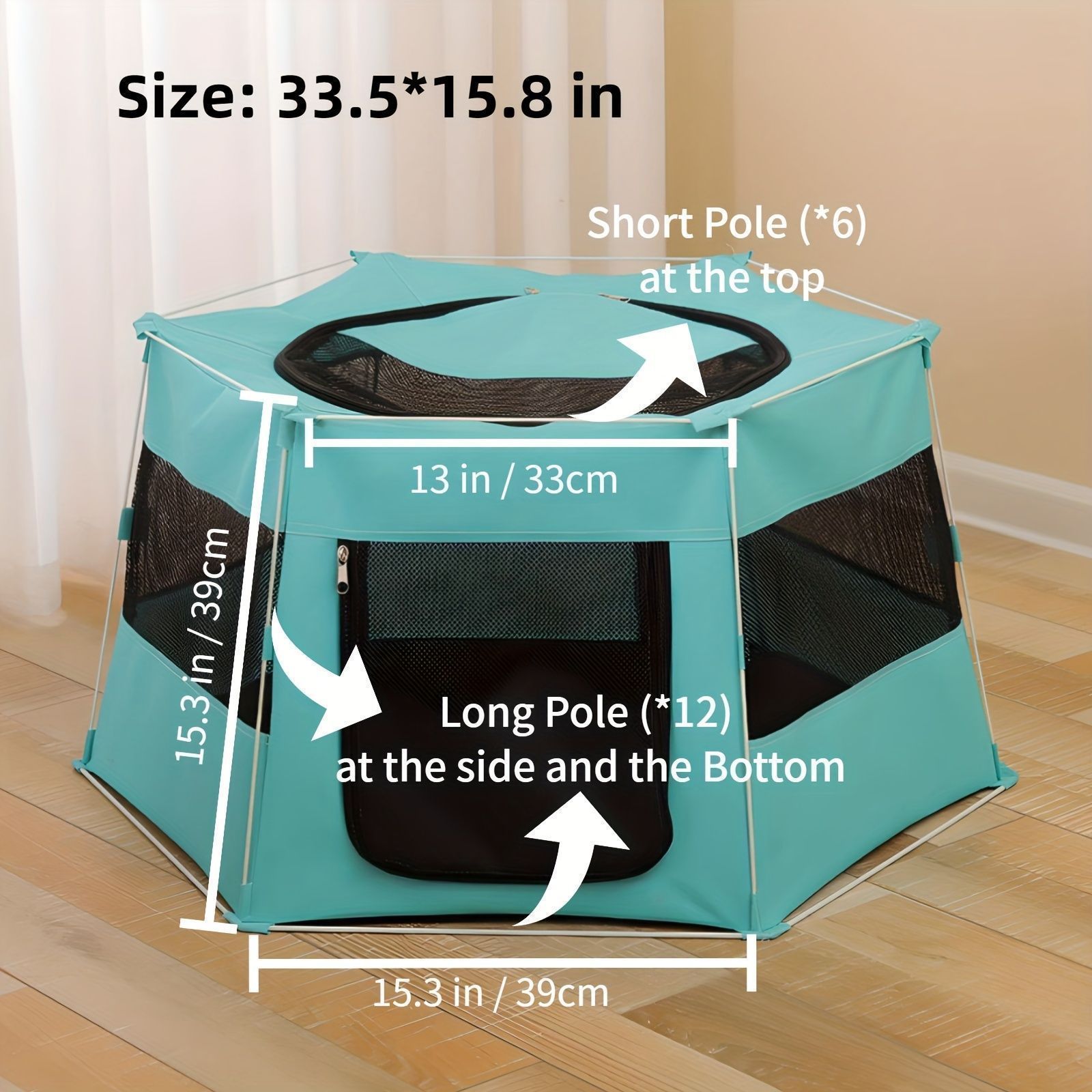 ペットハウス ペットサークル ケージ 折り畳み 持ち運び簡単 犬 猫