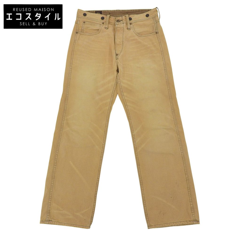 RRL ダブルアールエル ボトムス 28×30 ブラウン メンズ RRL ダブルアールエル 5ポケット キャンバス パンツ ボトムス