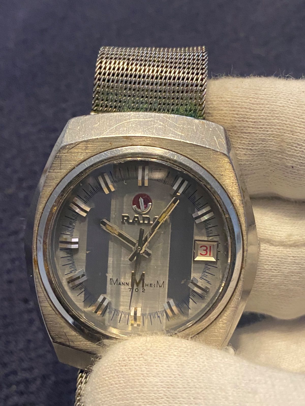 時計】【稼働品】RADO ラドー マンハイム 自動巻き アナログ スイス