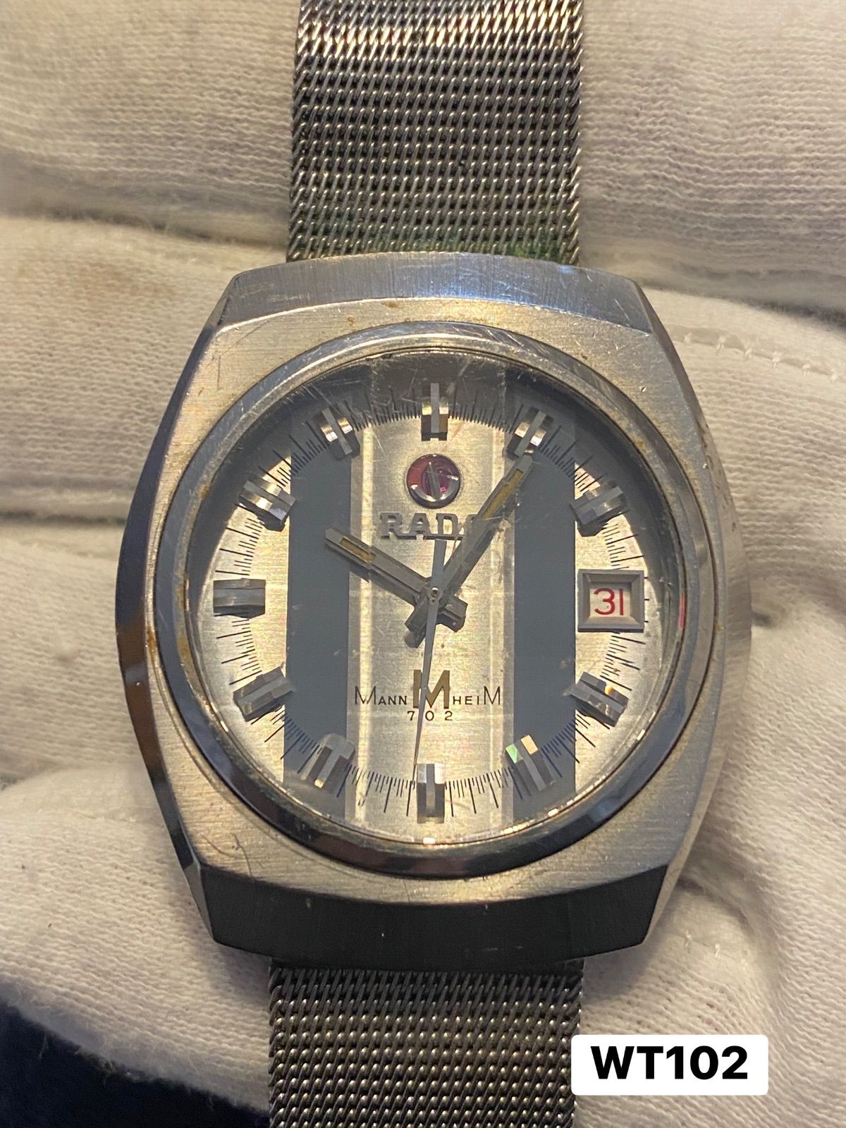 時計】【稼働品】RADO ラドー マンハイム 自動巻き アナログ スイス