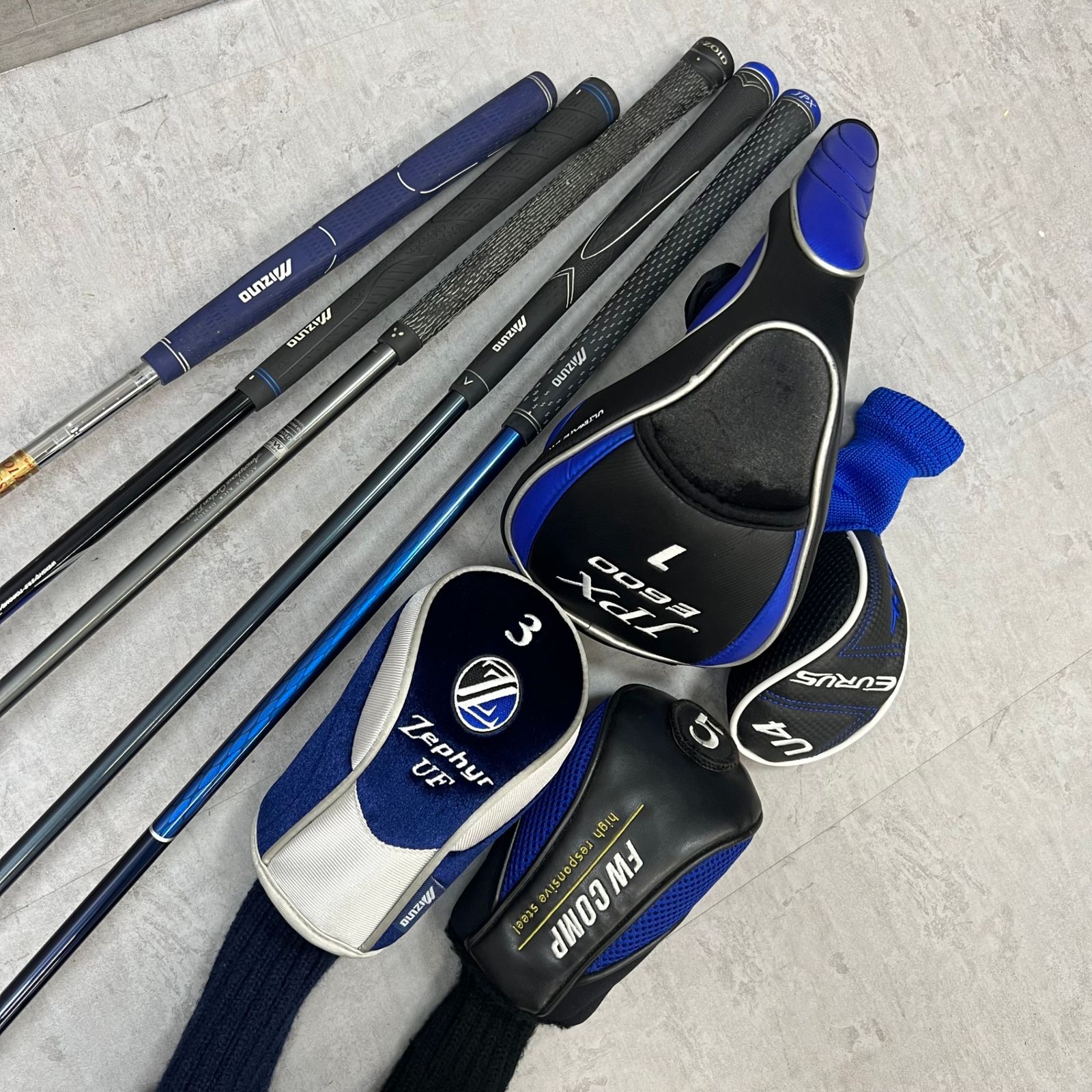 ミズノ メンズゴルフ クラブセット 14本 右利き用 Mizuno ヘッドカバー