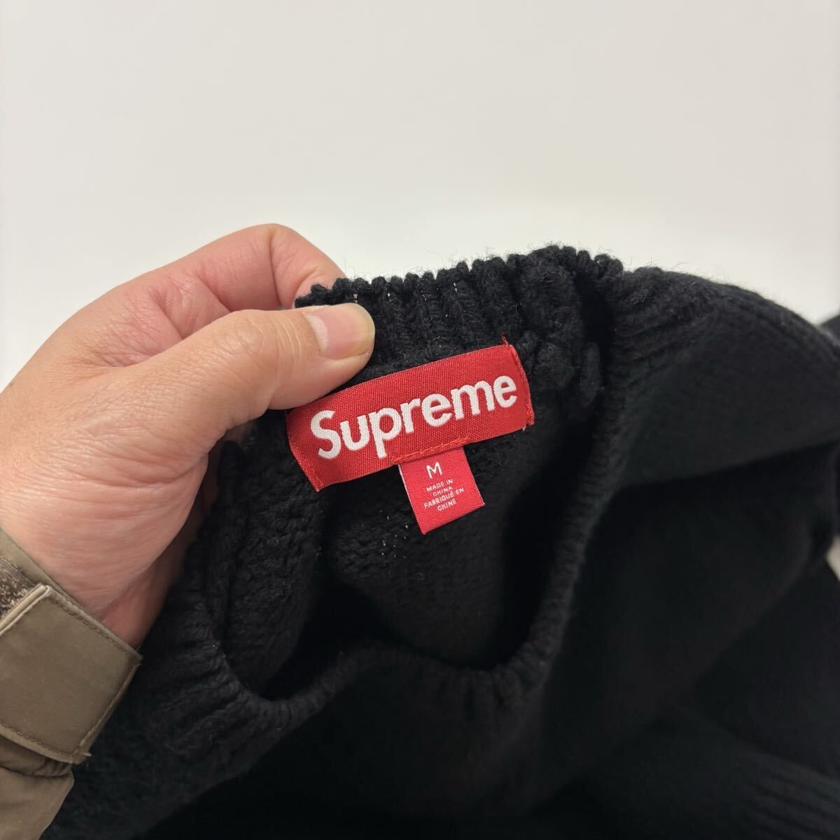 24aw 2024 Supreme シュプリーム FLOCKED LOGO SWEATER フロック ロゴ 