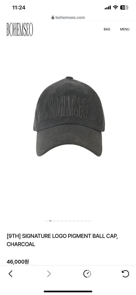BOHEMSEO ボヘミアンソウル ベースボールキャップ チャコール - メルカリ