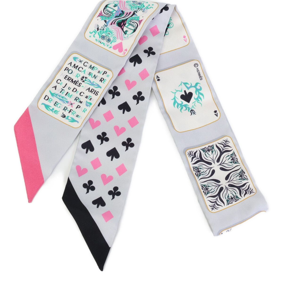 HERMES エルメス 【美品】H063169S JEU DE CARTES ジュドーカルト