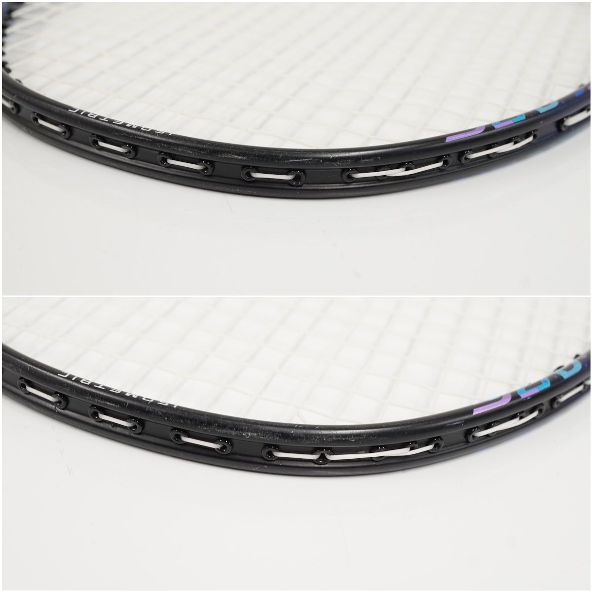 YONEX バドミントンラケット USED美品 NANOFLARE 002 CLEAR ナノフレア