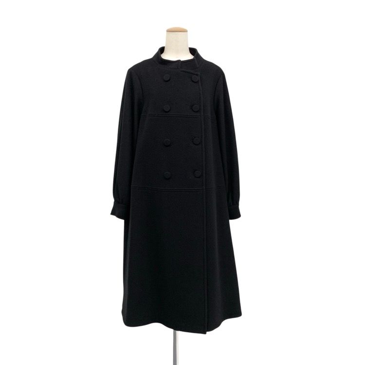 未使用品 Rene ルネ スタンドカラー ビーバーコート ウール ブラック