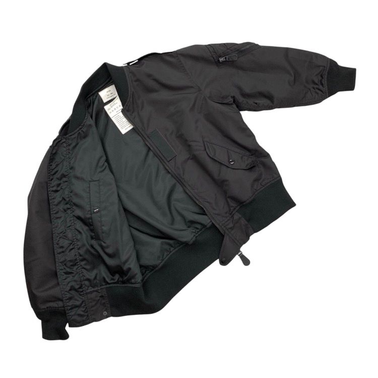 HYKE ハイク TYPE L-2A JACKET ミリタリーブルゾン ブラック 1 231