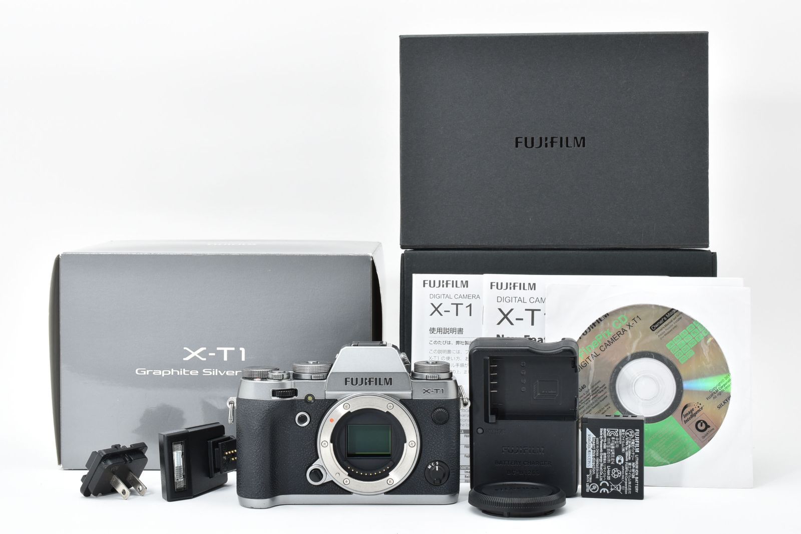 ☆極上品☆フジフイルム FUJIFILM X-T1 グラファイトシルバー 