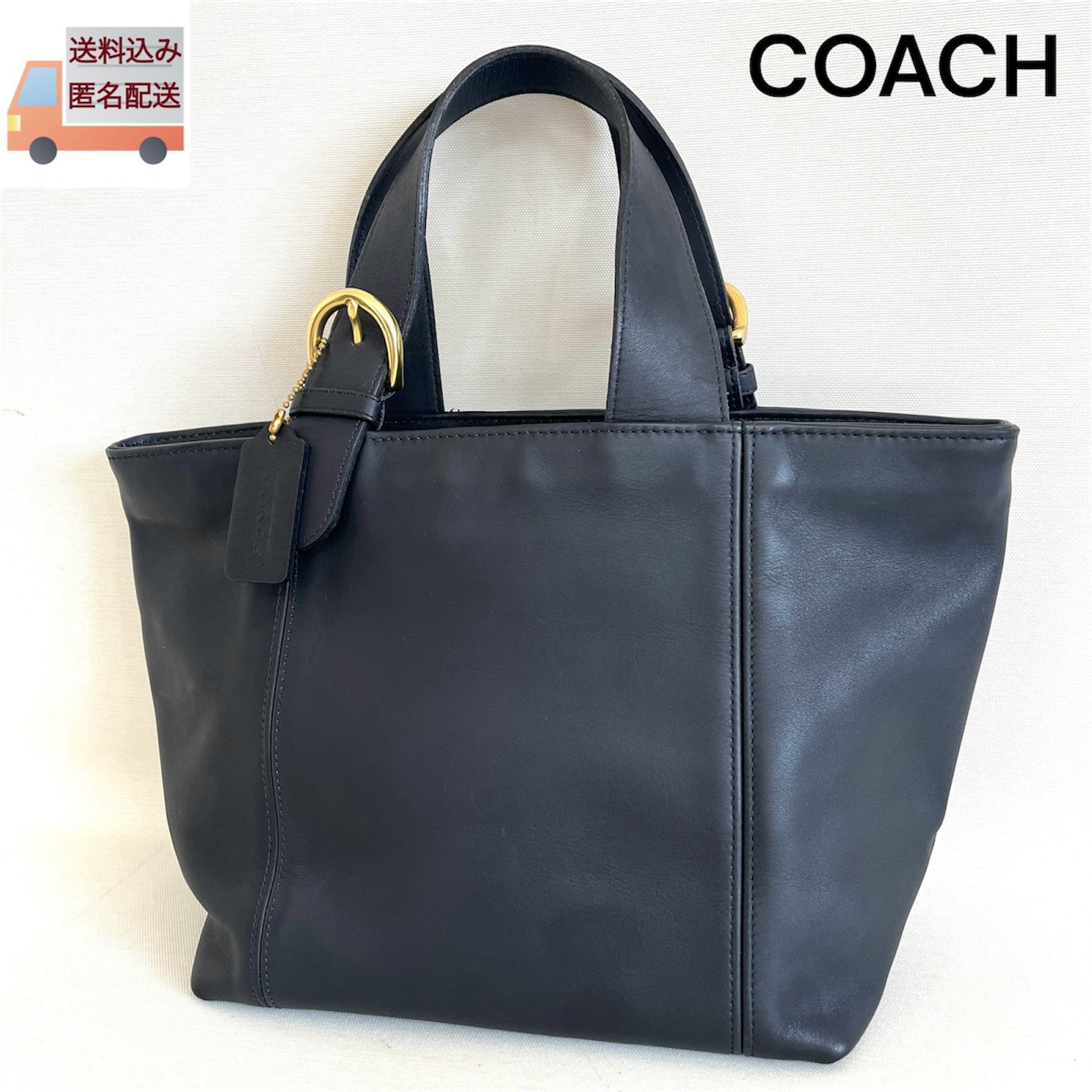 COACH ブラック レザー バックパック　オールドコーチ コーチ COACH オールドコーチ ワンショルダーバッグ レザー 黒