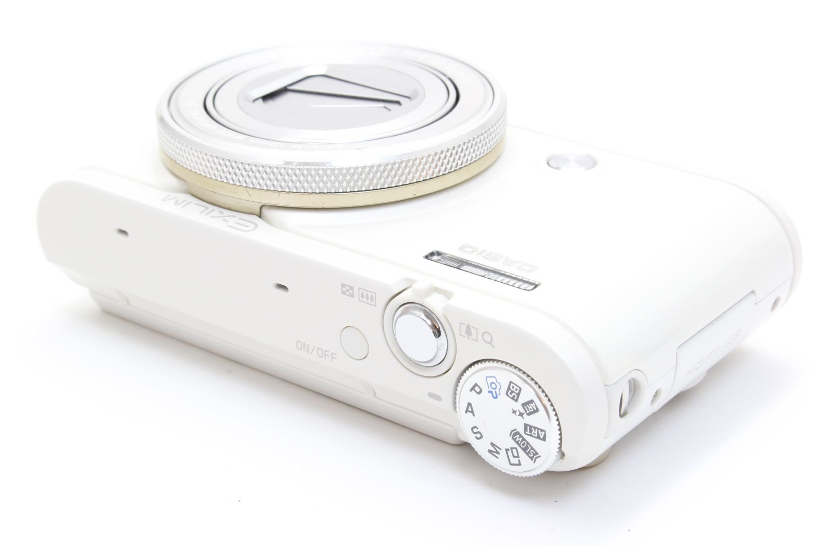 AB (良品) CASIO カシオ EXILIM EX-ZR4100 ホワイト 初期不良返品無料