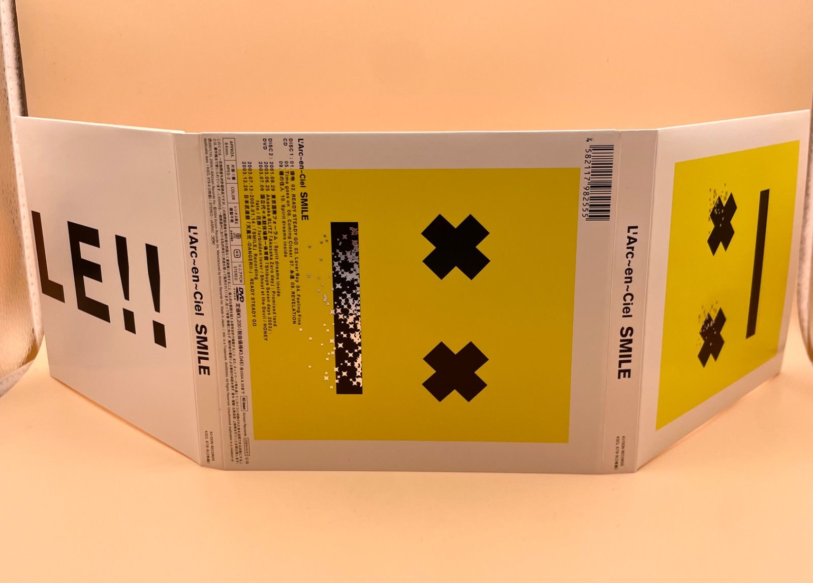 帯付 初回限定盤 デジパック仕様 L'Arc~en~Ciel CD DVD付 SMILE