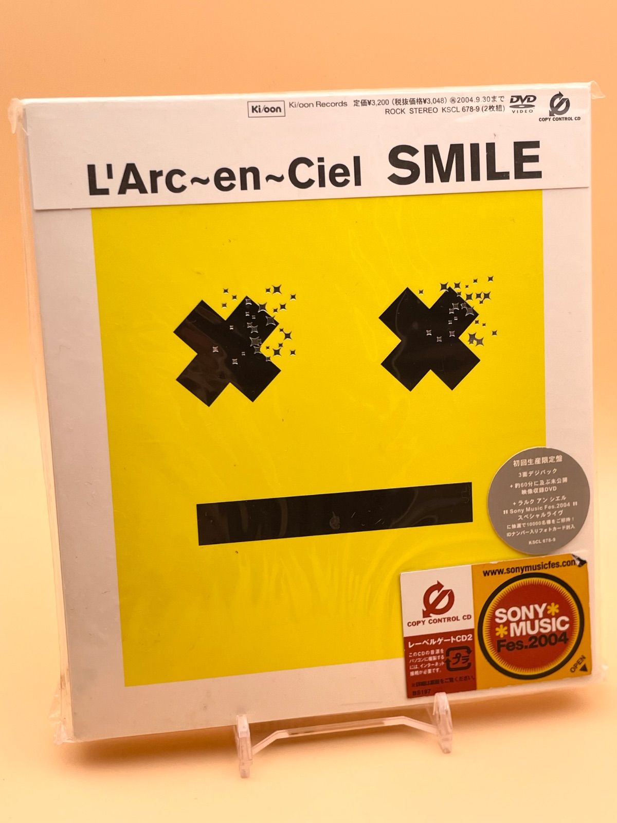 帯付 初回限定盤 デジパック仕様 L'Arc~en~Ciel CD DVD付 SMILE
