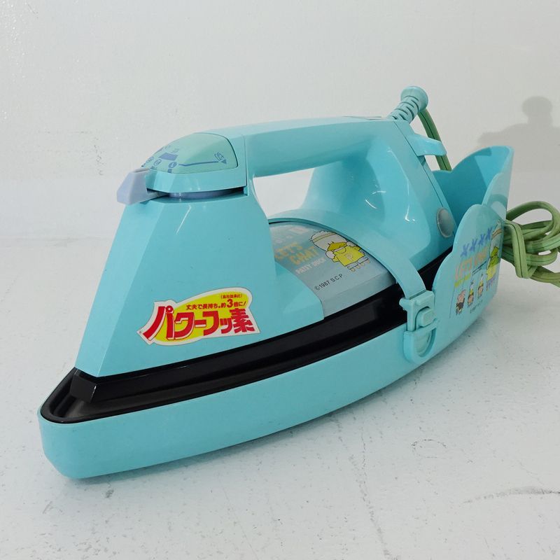 東芝電気アイロン　レトロ 昭和レトロ Toshiba 東芝 電気アイロン 木箱入り インテリア等に