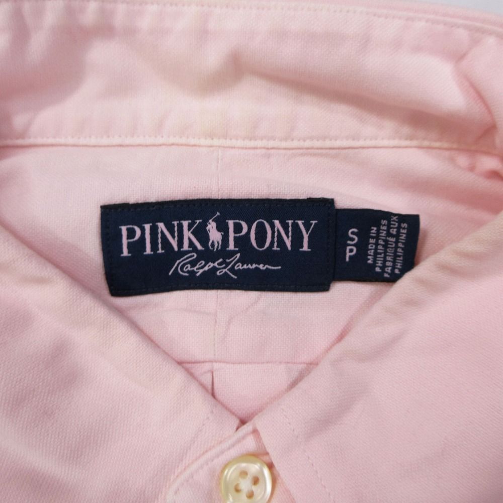 Ralph Lauren ラルフローレン PINK PONY ピンクポニー ロゴ刺しゅう 