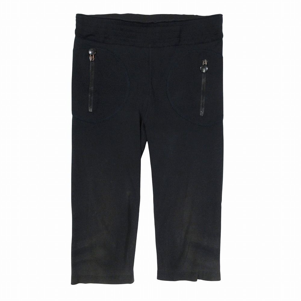 CHANEL ココマーク ショートパンツ 42 ブラック 黒 レディース CHANEL シャネル P41407K03067 ショートパンツ ココマークボタン リブ