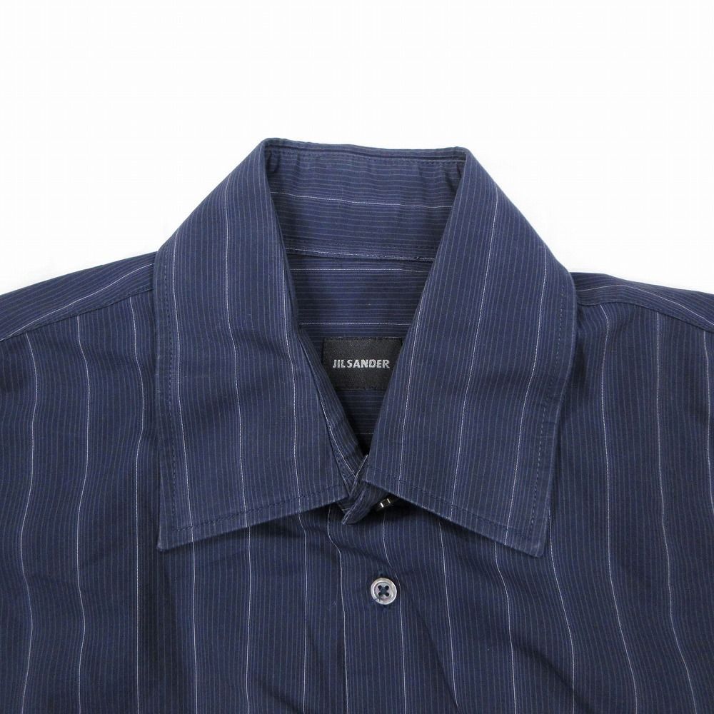 JILSANDER ジルサンダー ストライプ柄 ドレスシャツ テーラーメイド