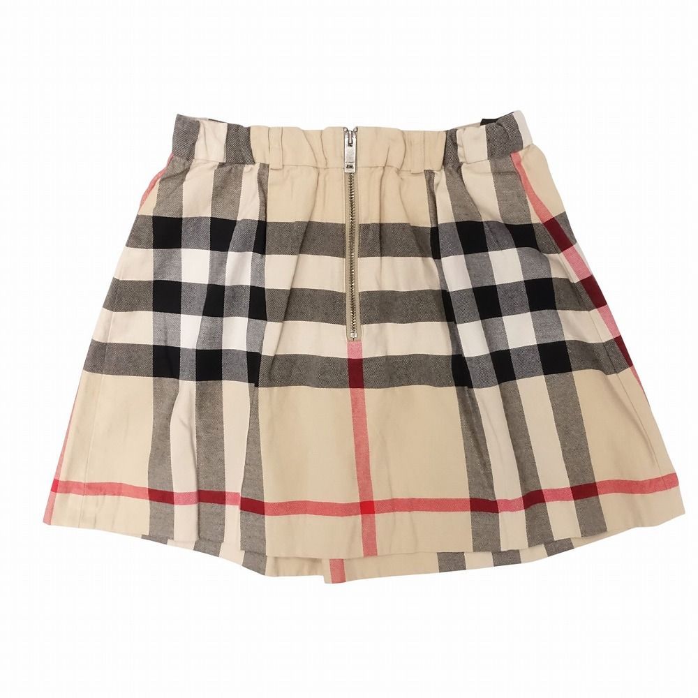 バーバリーキッズスカート未使用近 美品 上品丈 ノバチェック 茶 150 160 バーバリーキッズスカート未使用近 美品 上品丈 ノバチェック 茶 150