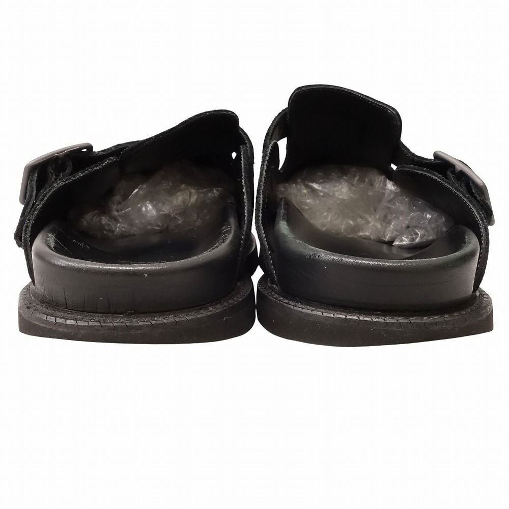 良品 SLOW&CO スロウ スエード レザー サボ クロッグ サンダル