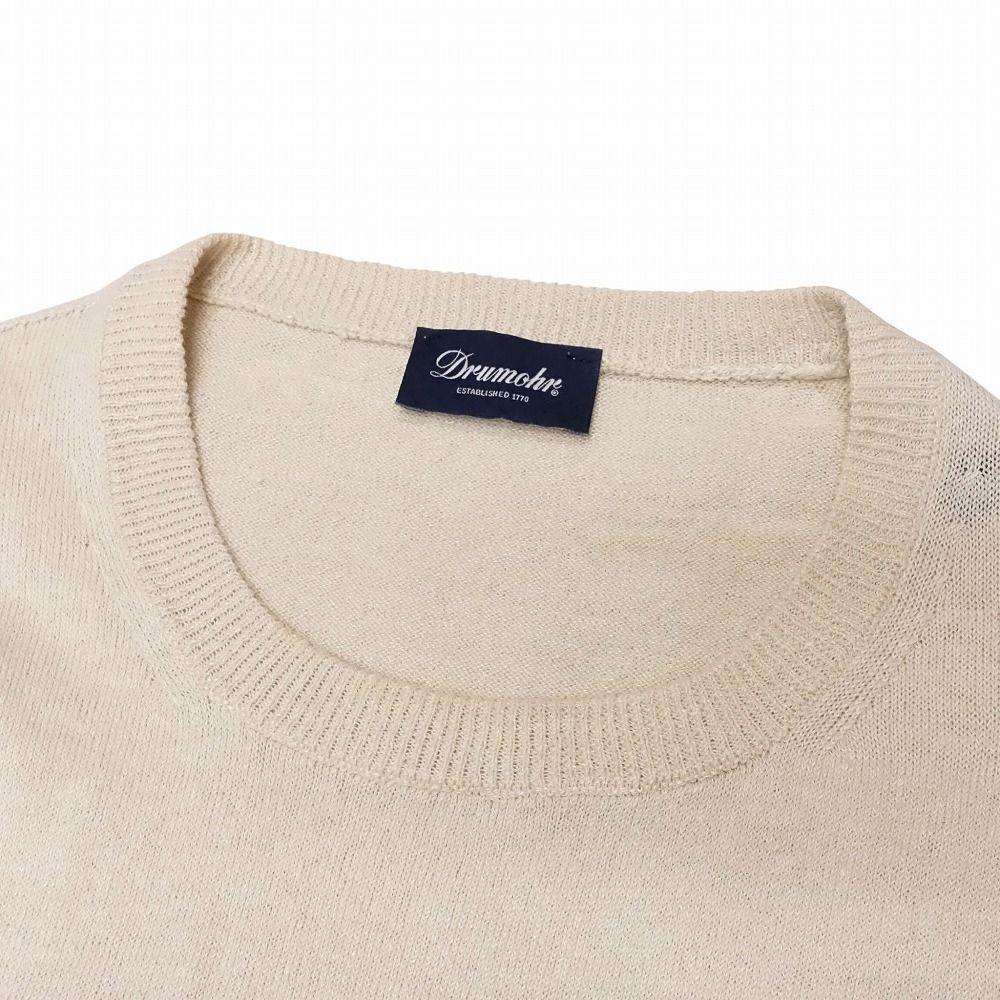Drumohr ドルモア イタリア製 リネン ニット セーター カットソー 長袖
