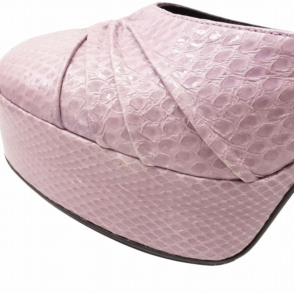 CELINE セリーヌ パイソン ハイヒール パンプス 厚底 プラットフォーム