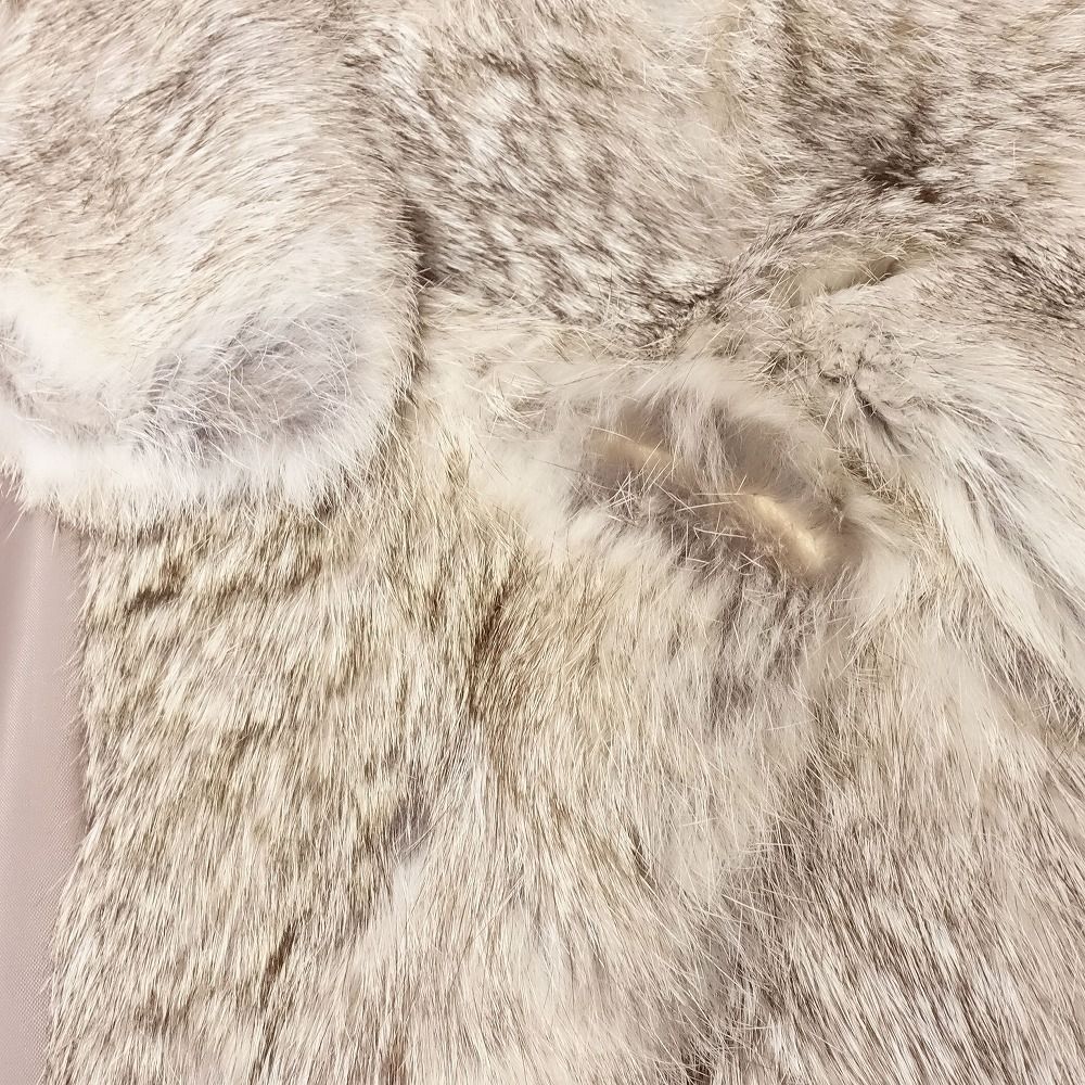 V.O.M ラビット ファー 毛皮 コート ジャケット ショート丈 リアル