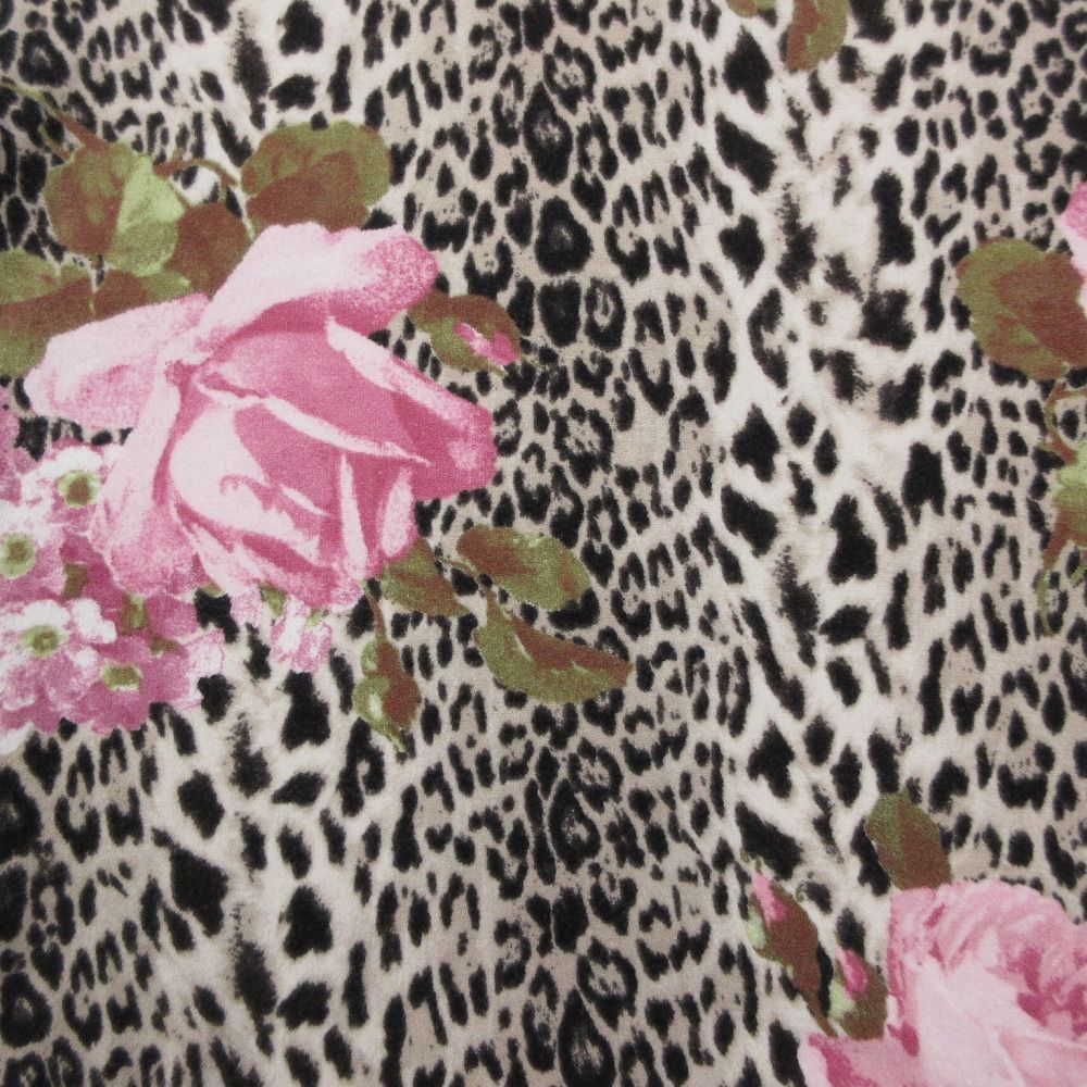 【美品】Blugirl Blumarine レオパード 花柄 カーディガン SM Blugirl Blumarine ブルーガール ブルマリン レオパード 花柄