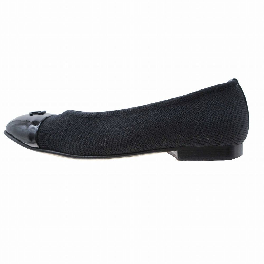 CHANEL シャネル ココマーク フラットシューズ G33411 18P ブラック