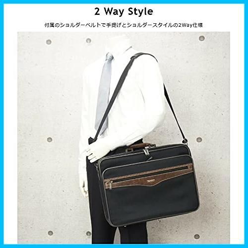 在庫 W 45 cm 2ルームタイプ 7469 ソフトアタッシュケース ビジネスバッグ M サンイーグル