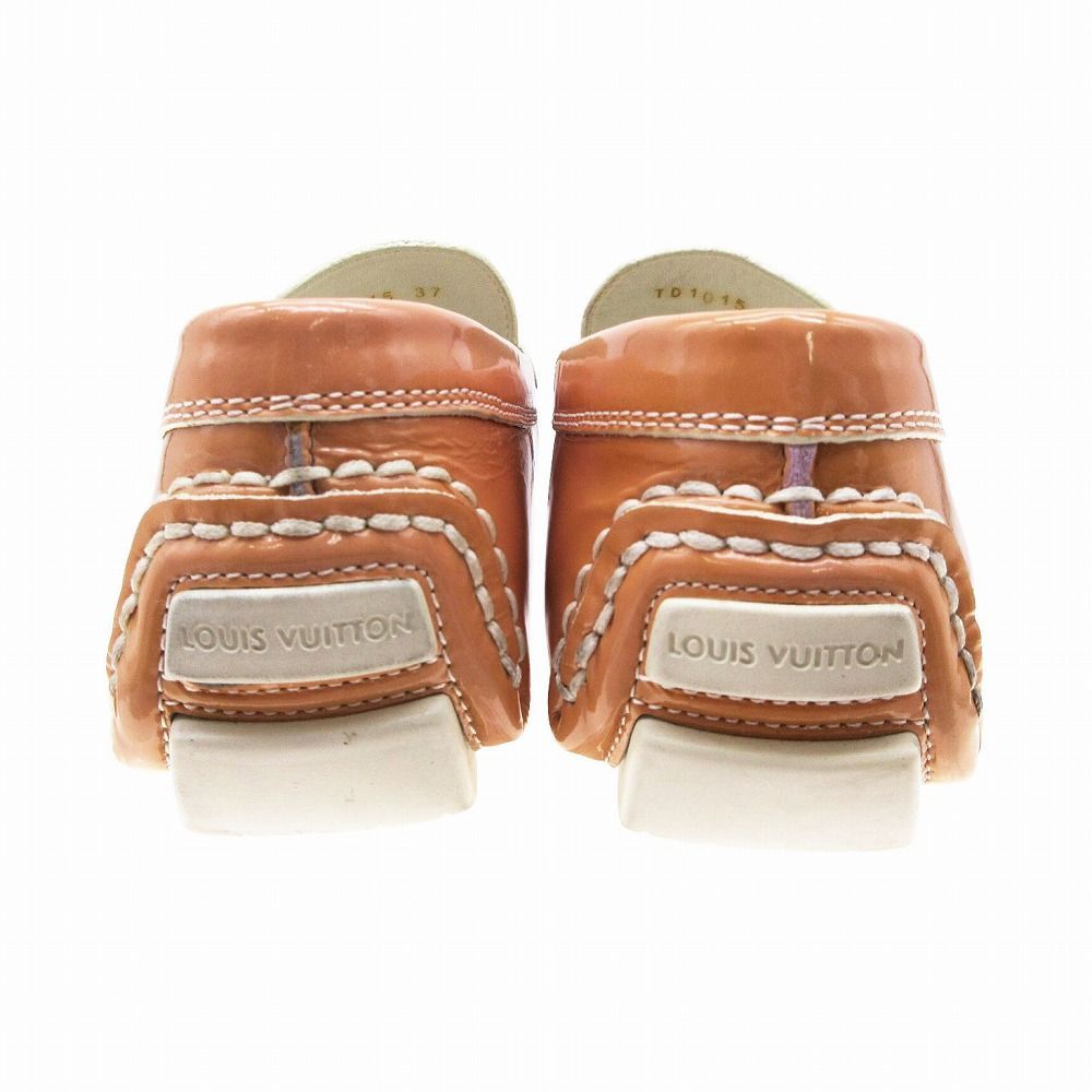 LOUIS VUITTON ルイヴィトン ローファー エナメル パテントレザー