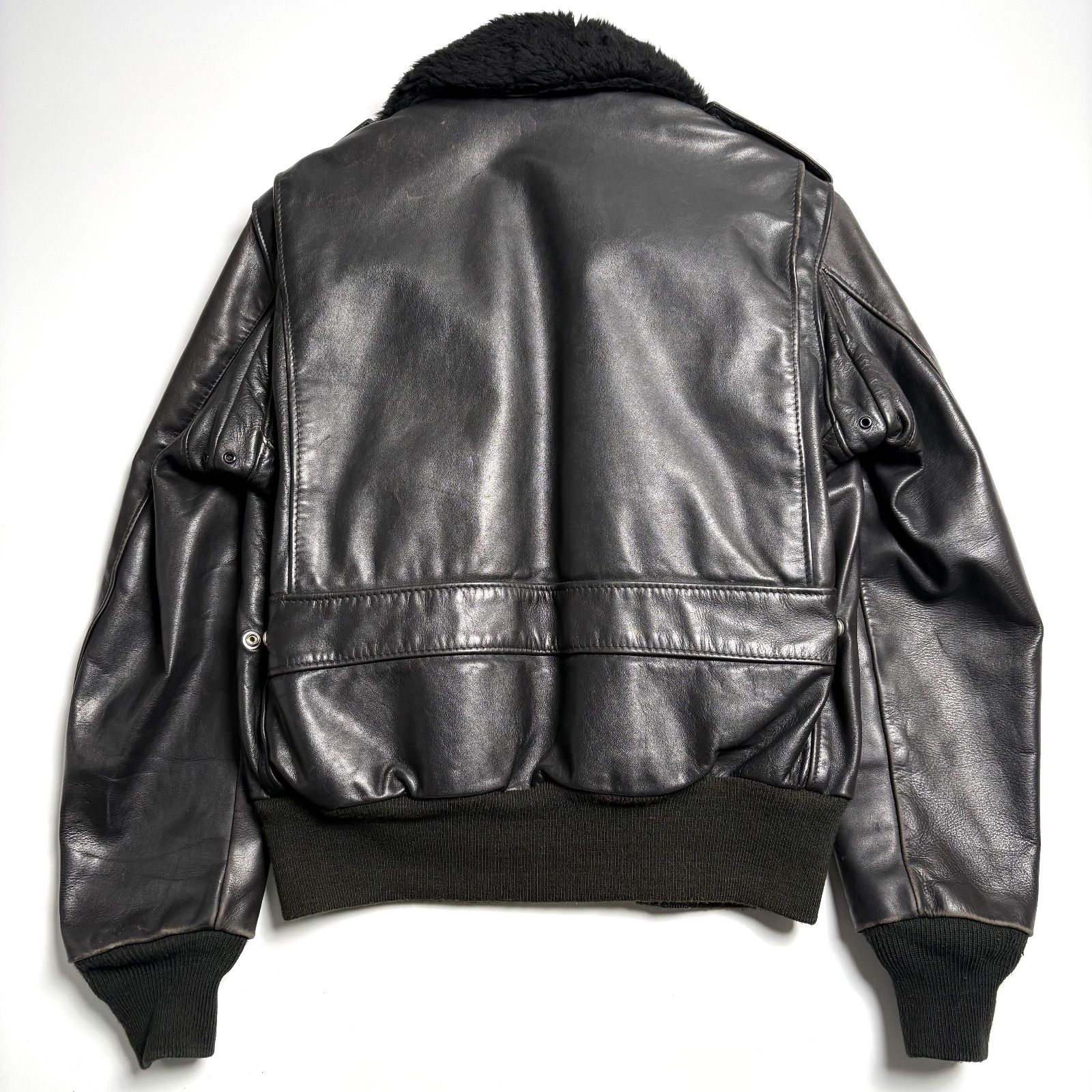 米国製SCHOTT Schott フライトジャケット 184SM ブラック 中古品 