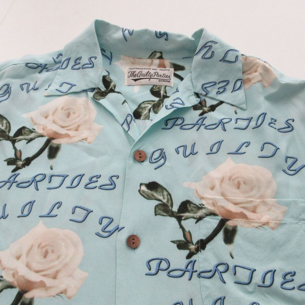 WACKO MARIA ワコマリア 21SS HAWAIIAN SHIRT S/S 薔薇柄 ハワイアン