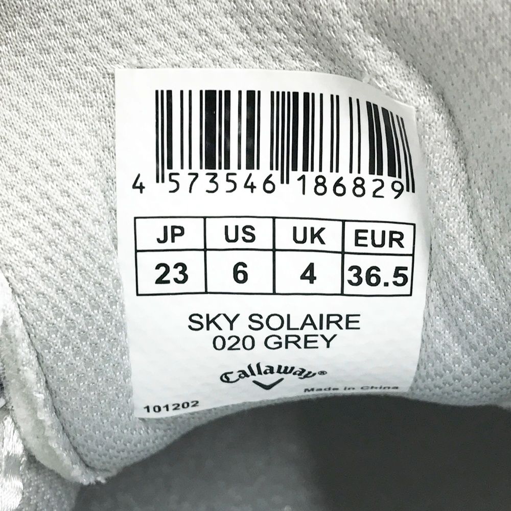 CALLAWAY キャロウェイ SKY SOLAIRE スパイクレスシューズ グレー系 23