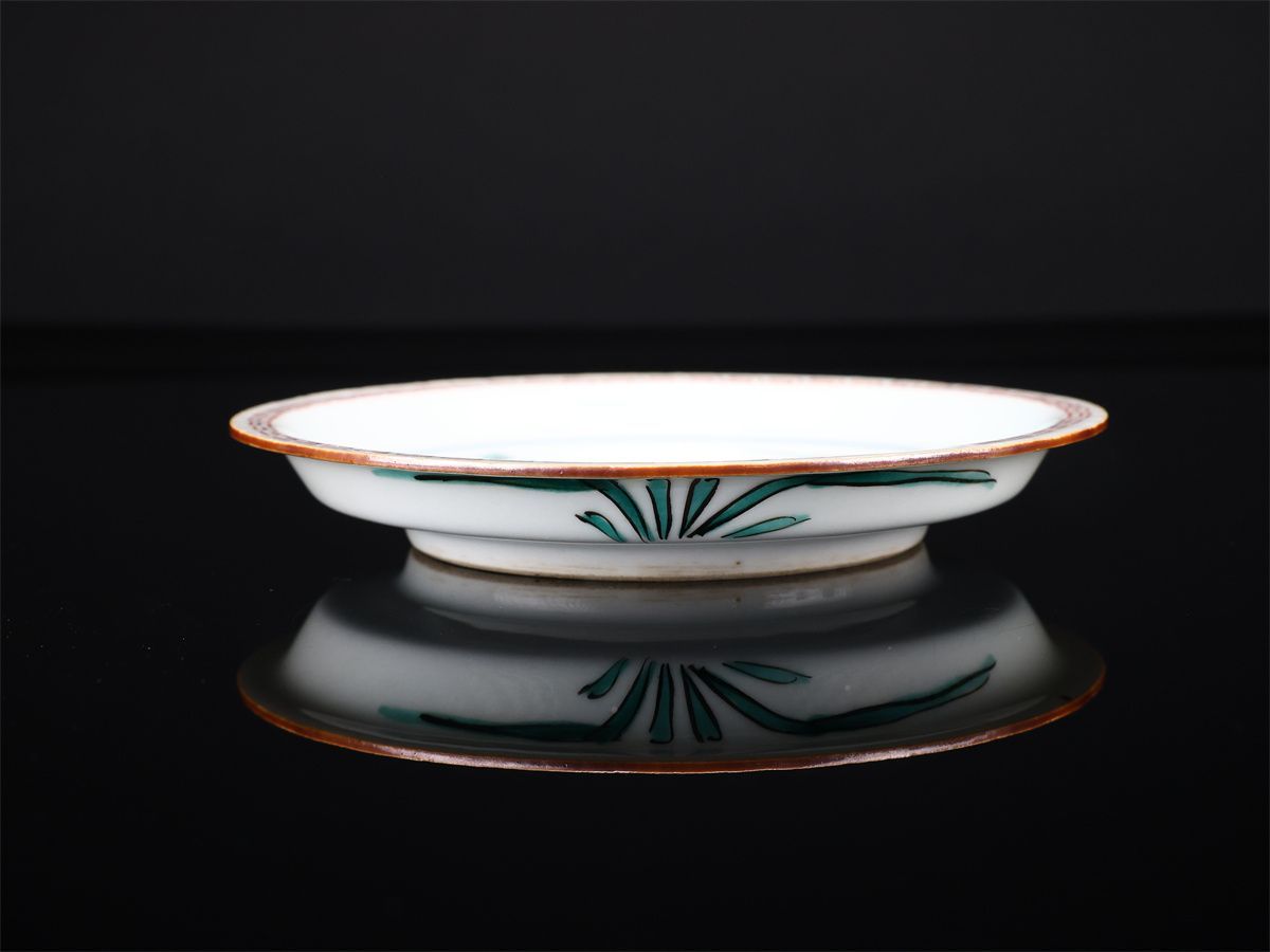 江戸時代 【古九谷焼】 角福銘 皿 径15㎝ 箱付 美品CO634 - メルカリ