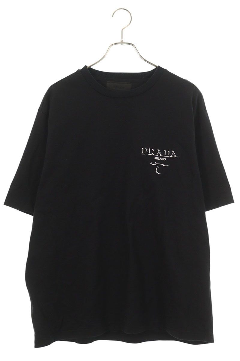 プラダ UJN896 S000 14K7 ロゴエンボスTシャツ メンズ XS 14K7 UJN896 