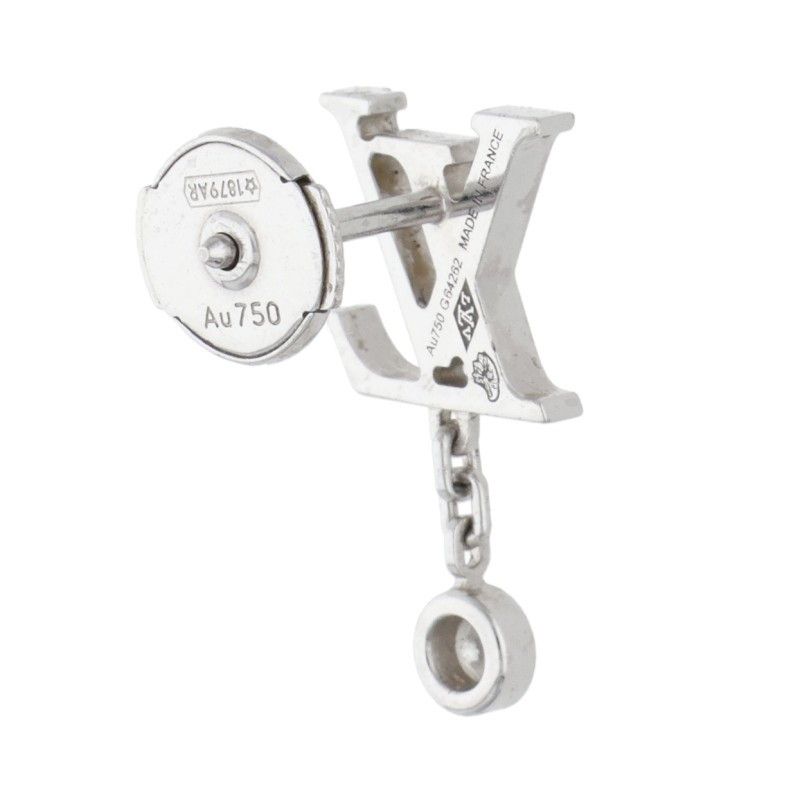 ルイヴィトン Q96544/ブロッサムLV K18WGピアス メンズ - メルカリ