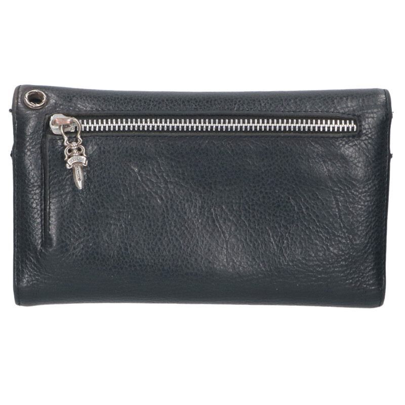 クロムハーツ WAVE CROSS BALL/ウェーブ クロスボールボタンレザー