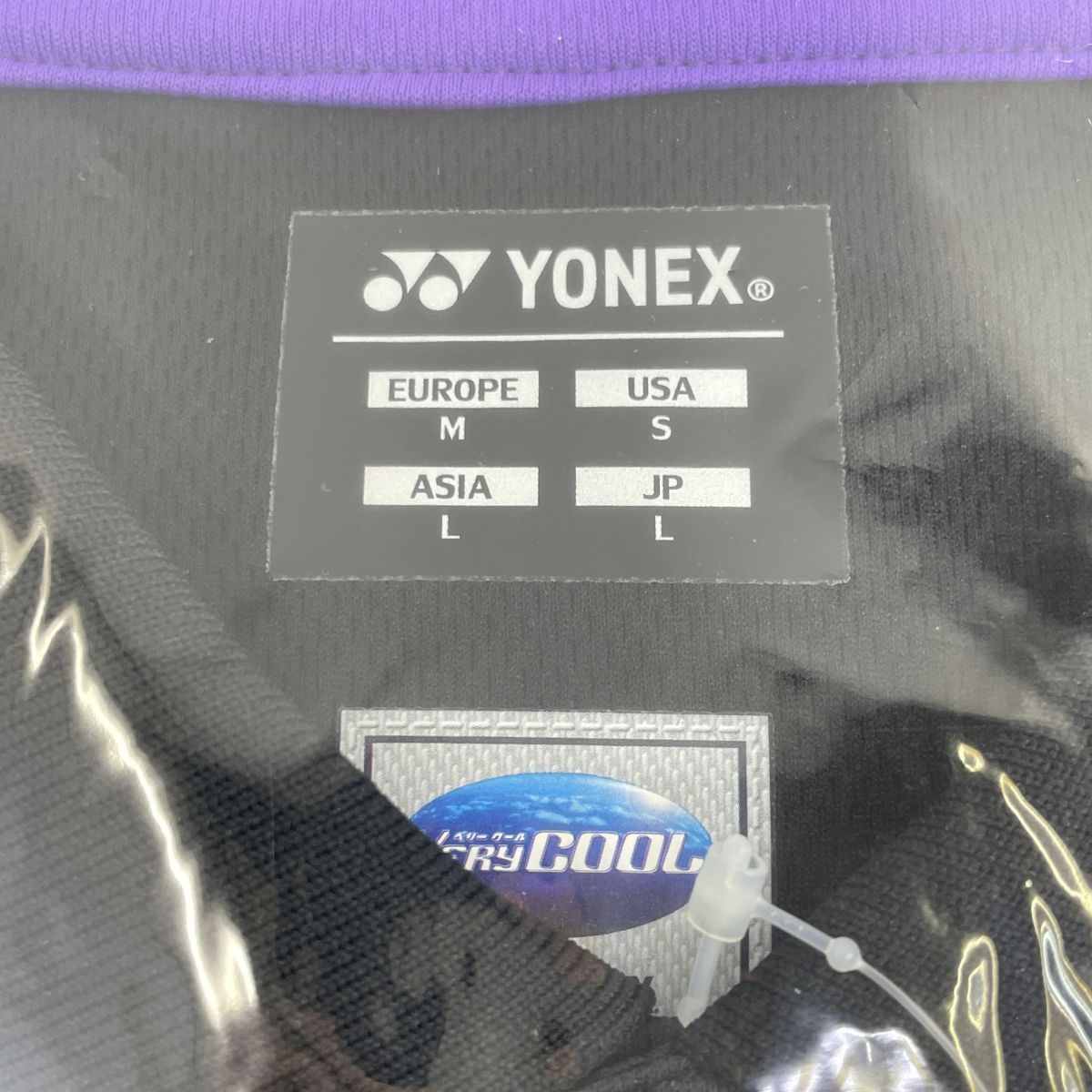 未使用】YONEX ヨネックス ユニゲームシャツ 10678 Lサイズ ブラック