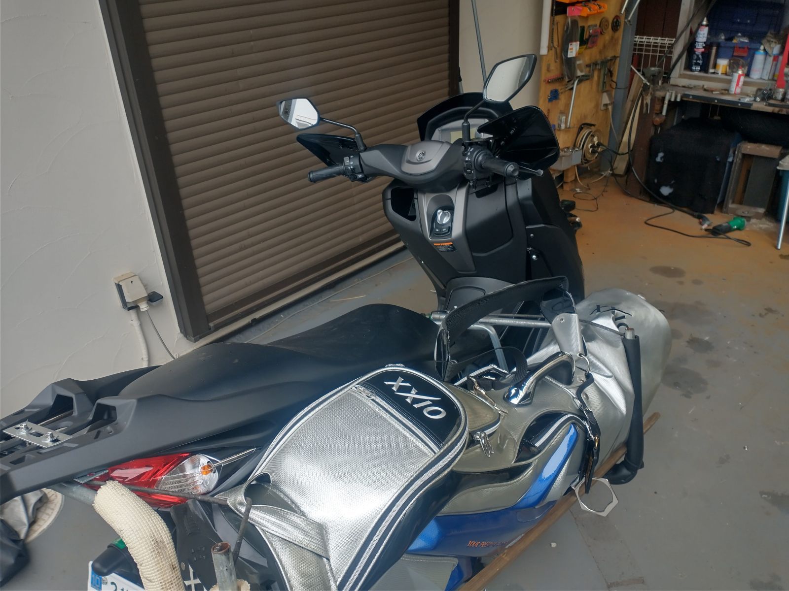 原付二種・125ccスクーター対応 サーフボードキャリア【フロント＋リア 