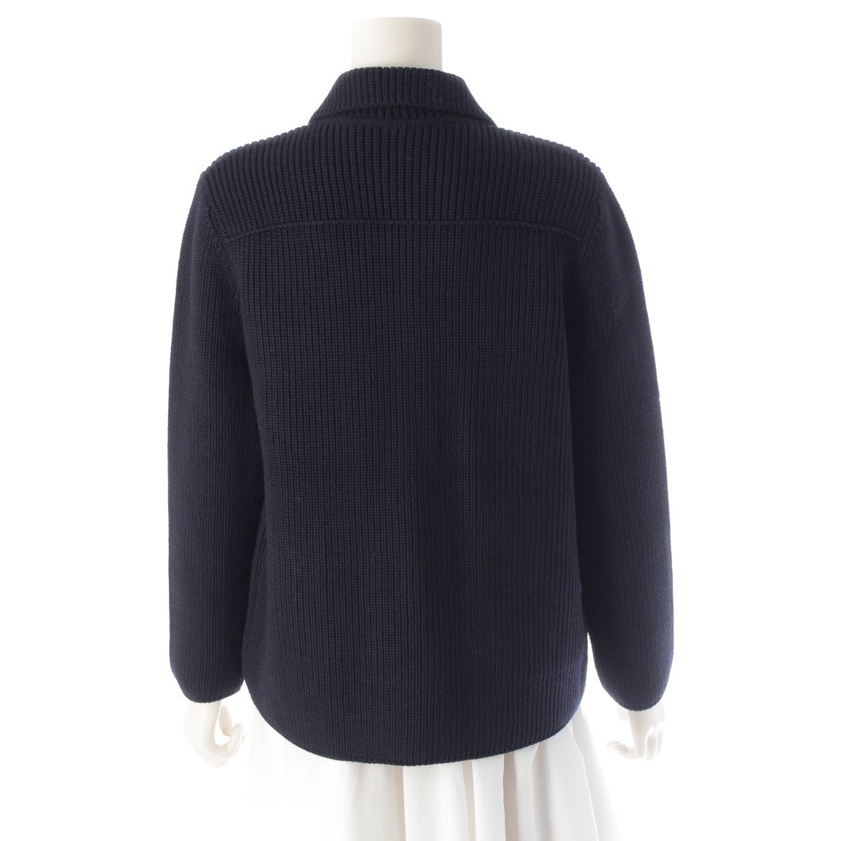 クリスチャンディオール ウール CDロゴ ボタン ニット カーディガン  