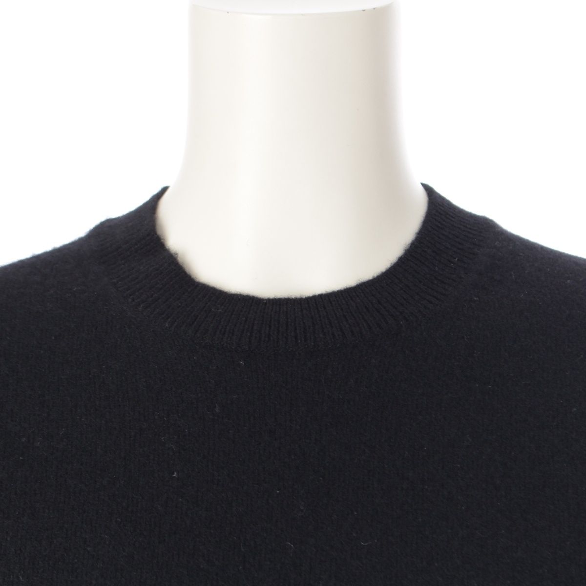 コムデギャルソン ニット ブラック デザイン AD2020 コムデギャルソン AD2020 ウール クロップド丈 長袖 ニット セーター