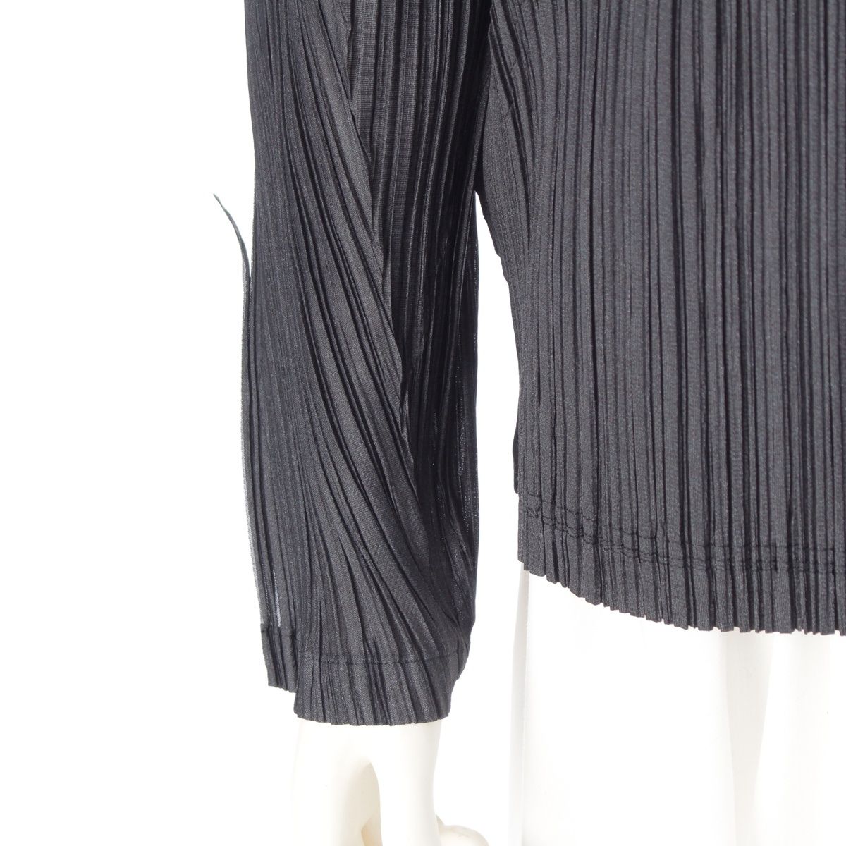 プリーツプリーズ イッセイミヤケ 02AW フーディー ジップアップ  
