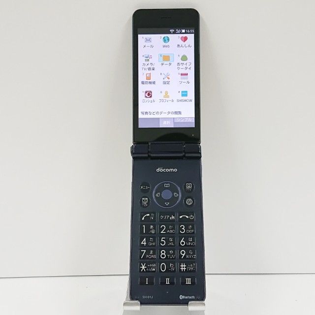 docomo AQUOS SH-01J ブルーブラック AQUOS ケータイ SH-01J ドコモ ブルーブラック 送料無料 本体 c16246