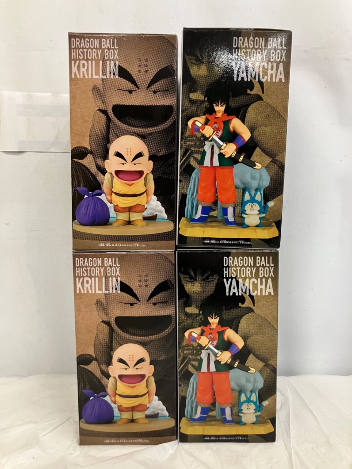 未開封 ドラゴンボール history box クリリン ヤムチャ フィギュア 2種