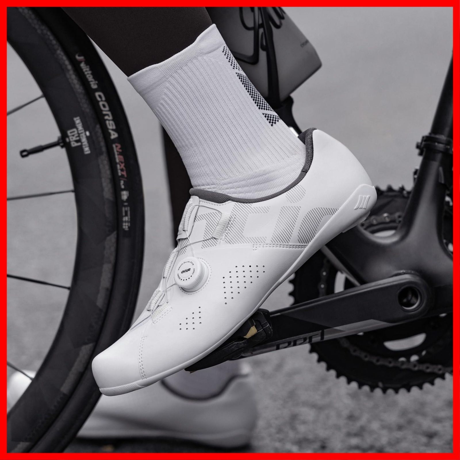 在庫処分 WS 23041 レディーズ メンズ 自転車 ロードバイク ビンディングシューズ サイクリングシューズ サンティック