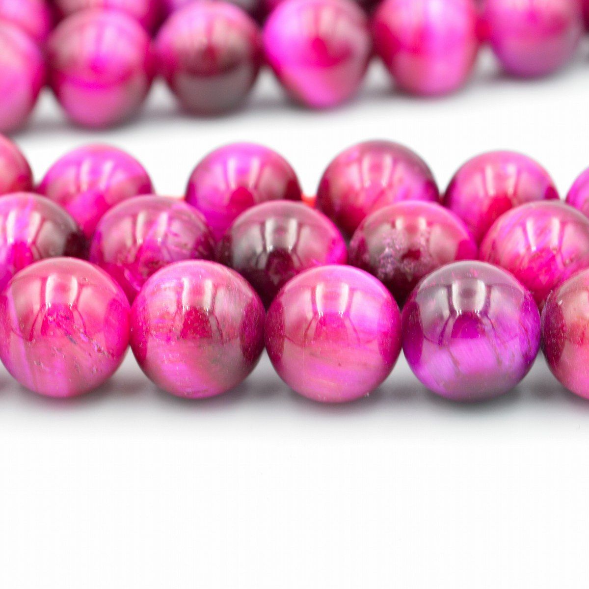 ビーズクラブ ピンクタイガーアイ ラウンド 8mm 天然石 連売り